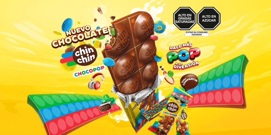 Nuevo producto chocopop Compañía Nacional de Chocolates Perú