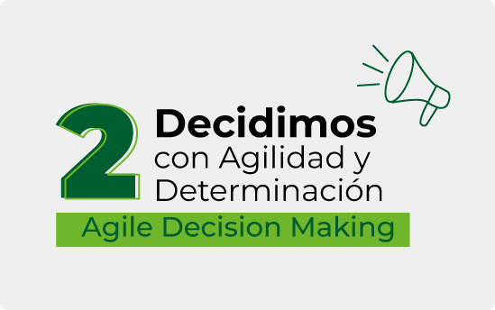 Decidimos con Agilidad y Determinacion - Agile Decision Making